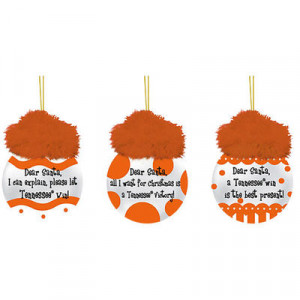 Tennessee Volunteers 3-Pack Team Sayings Ornaments