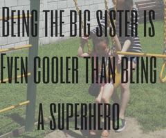 Being the big sister is even cooler than being a superheroe | via ...