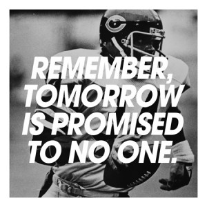 Walter Payton Quote Canvas Art Print