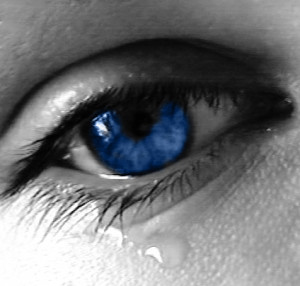 Crying Blue Eye Crying Blue