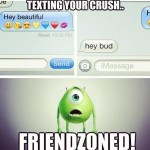 Funny Picture Texting Your Crush...
