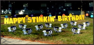 Yard Greetings Rentals Michigan | Happy Birthday Lawn Sign & Cards