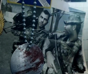 Soap with Captain Price at the SAS headquarters in Hereford.