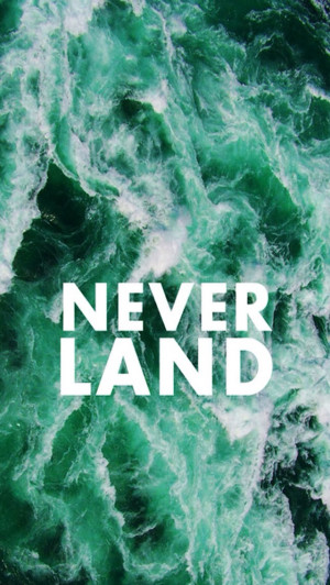 Quotes Never Land Sea iPhone 5s wallpaper