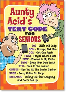 ... ...HOH. Have Oxygen Handy! | Aunty Acid™ | 2003787-P | Leanin' Tree