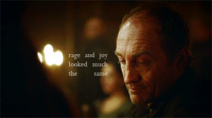 game of thrones roose bolton rage and joy looked much the same