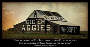Great wall art for Texas A & M Aggies featuring popular quote ...
