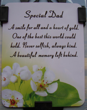 memorials dad memorial verses for dad waterproof graveside card dad