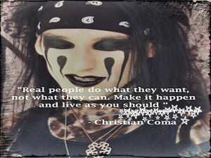 These are some of Images For Black Veil Brides Jinxx Quotes Image ...