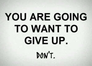 Ready to give up?