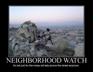 Neighborhood Watch - Military humor