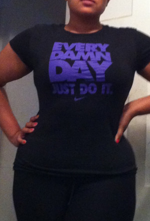 ago, I stumbled across Nike's Attitude t-shirts with cool sayings ...