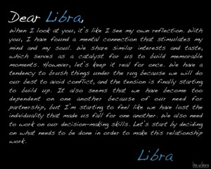 Letter from a Libra: Dear Libra