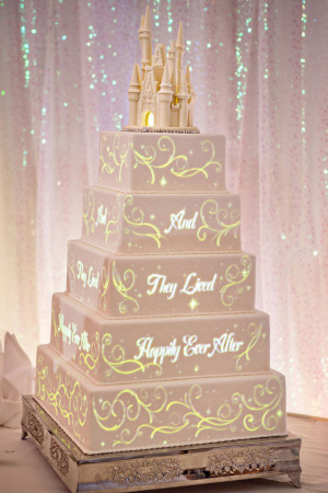 Disney Wedding Cakes Come to Life with Image-Mapping Technology