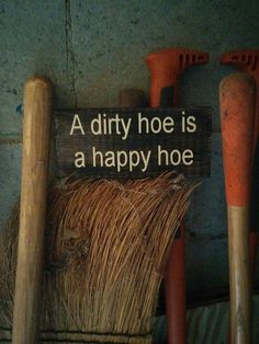 Rustic Funny Quote Garden Sign 