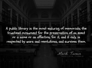Mark twain, quotes, sayings, public library