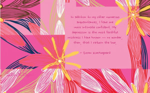 sad quotes on girly backgrounds