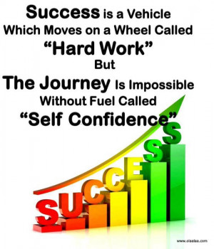 ... The Journey Is Impossible Without Fuel Called ”Self Confidence