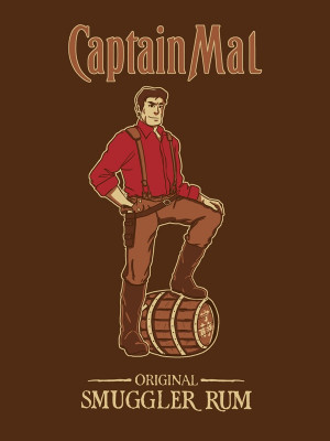 Smugglers Rum captain mals shirts. Forget the shirts! Someone should ...