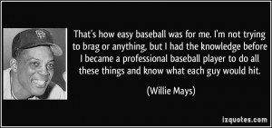 ... professional baseball player to do all these things and know what each