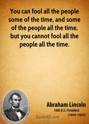 Abraham Lincoln Quote