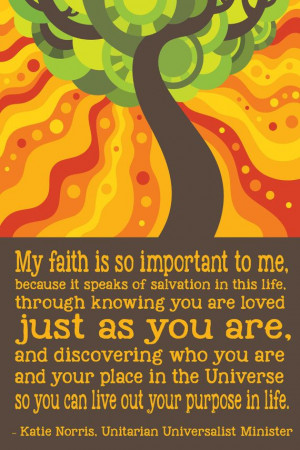 Unitarian Universalism: Your Purpose in Life Poster