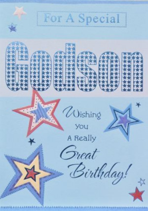Godson Birthday Cards