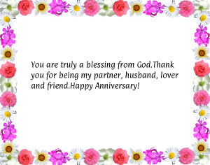 You are truly a blessing from God.Thank you for being my partner ...