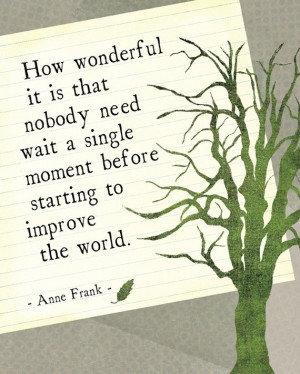 Anne Frank. An indomitable spirit.