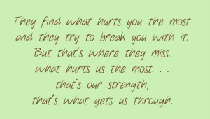 that's our strength-Last Resort