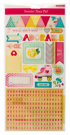 ... - Oh Darling Collection - Cardstock Stickers - Accents and Phrases