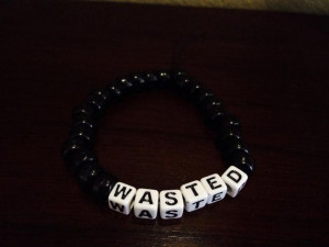 ON SALE Wasted Kandi Bracelet by KandilandUSA on Etsy, $2.50: Festival