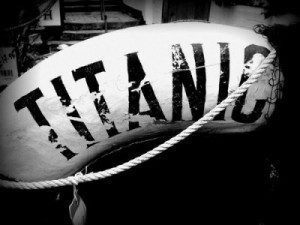 people went into the sea, when Titanic sank from under us. There were ...