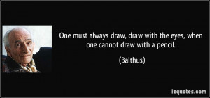 More Balthus Quotes