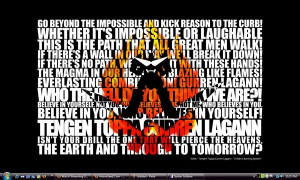 GURREN LAGANN DESKTOP by PourOnTheBleach