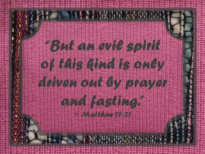 Prayer AND Fasting