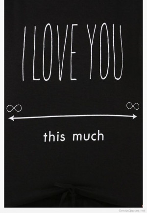 Cute infinite love quote