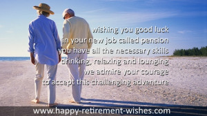 WISHES RETIREMENT SPECIAL PERSONS