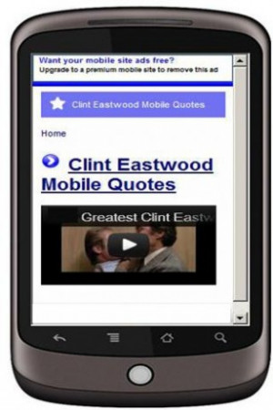 View bigger - Over 150 Clint Eastwood Quotes for Android screenshot