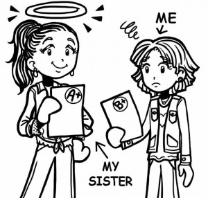 WHAT TO DO WHEN PEOPLE COMPARE YOU TO YOUR SISTER | Dork Diaries