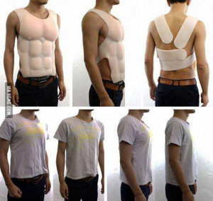 Men’s answer to the push-up-bra