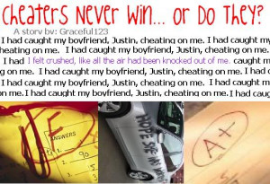 cheaters never win Image