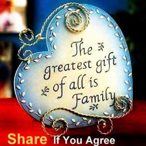 The greatest gift of all is family.