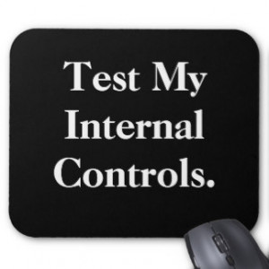 Test My Internal Controls - Rude Office Mousepad
