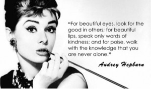 Audrey Hepburn Quote: 