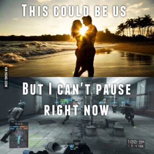 This could be us but I can't pause right now