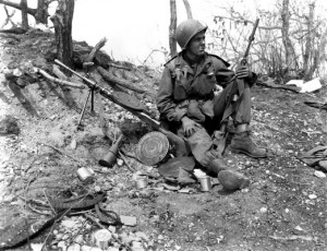 American soldier on Porkchop Hill.