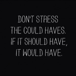 Don't stress ...