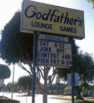 Jerk Off Contest Fish Fry Sign random pics, funny pictures awkward ...