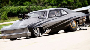 Super Mean Blown ‘70 Chevy Nova Runs 7 Seconds at RT66